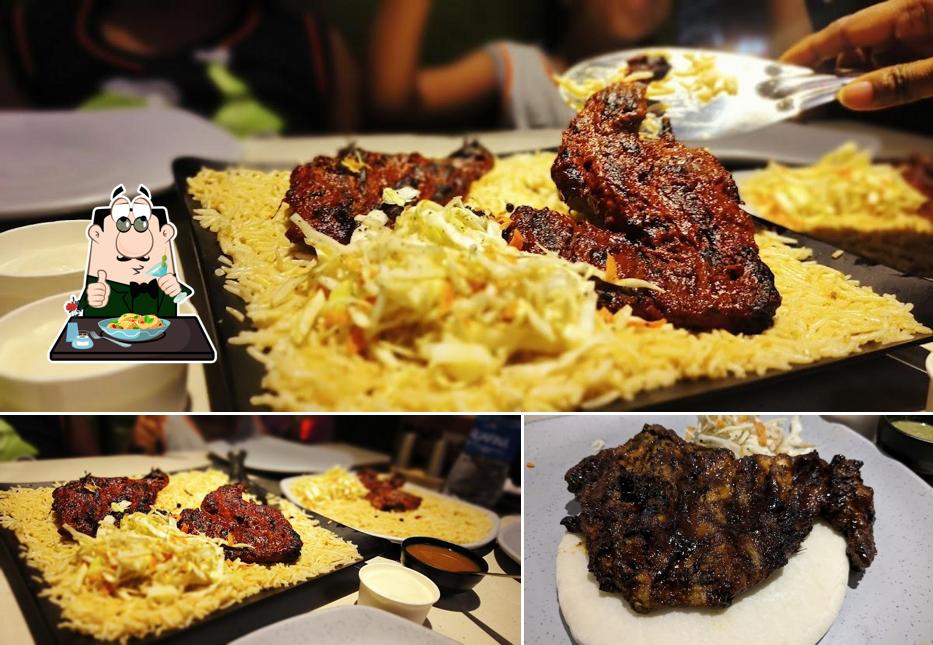 Food at Charcoal Shack Restaurant