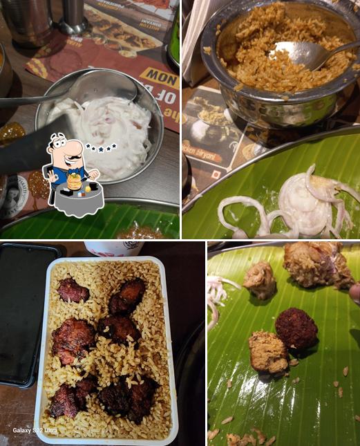 Food at Dindigul Thalappakatti Restaurant