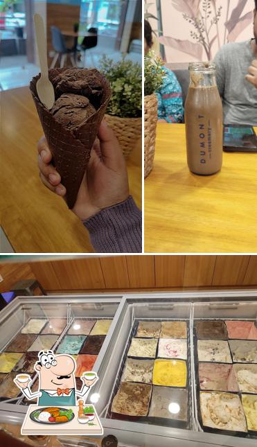 Among different things one can find food and interior at Dumont Creamery