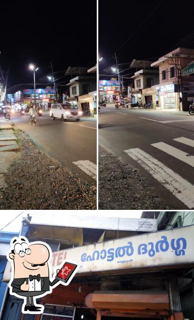 The exterior of Hotel Durga