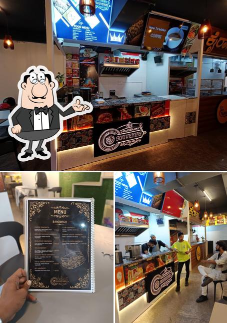 The interior of Cafe Souvenirs
