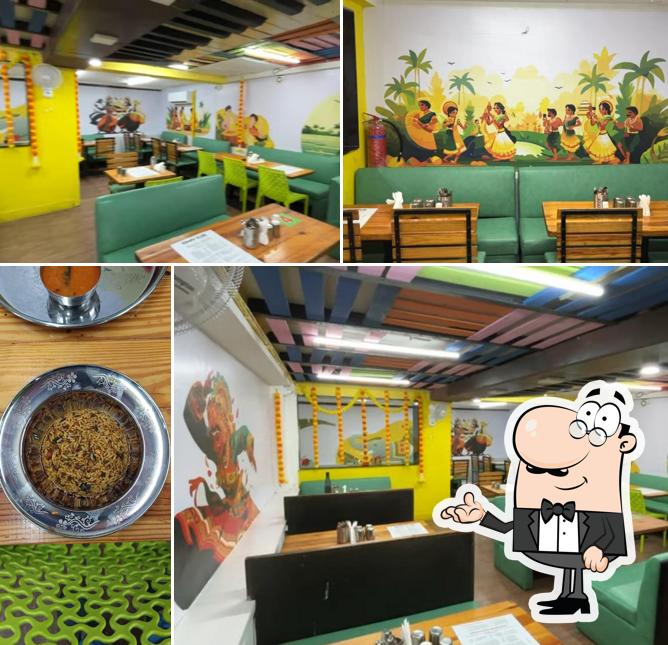 The interior of Simply South By Shri Venkateshwara Cafe Since 2012