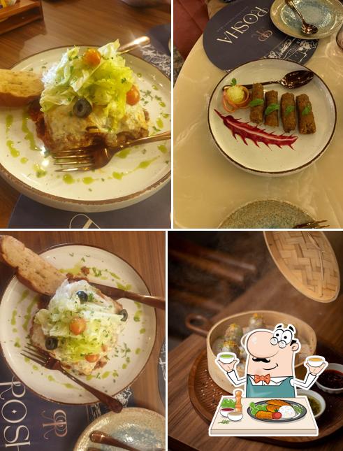 Food at Rosha Cafe, Restaurant & Bar