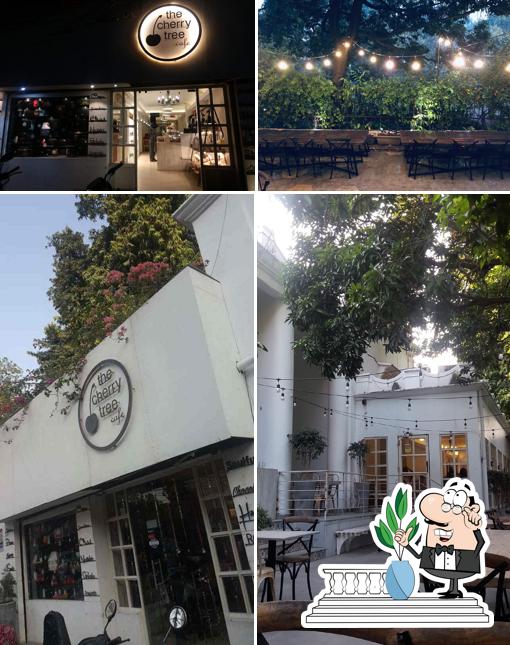 You can get some fresh air outside The Cherry Tree Cafe