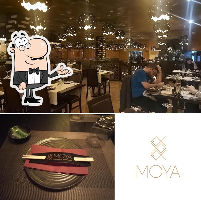 Gli interni di MOYA Sushi Bari