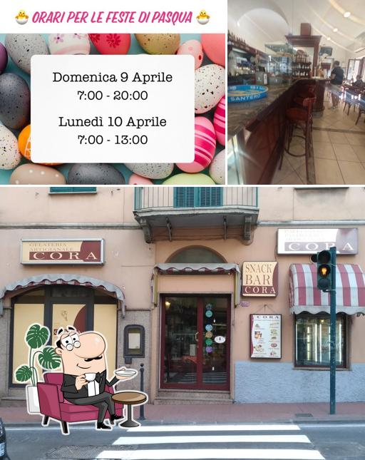 La immagine della interni e cibo di Pasticceria Cora