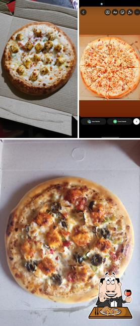 At Galaxy Pizza Hub, you can try pizza