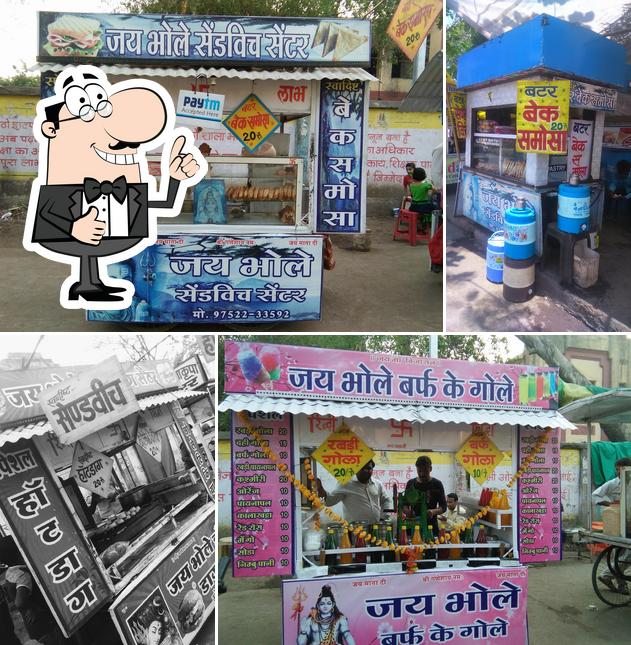 Look at the picture of Jay Bhola Sandwich Store