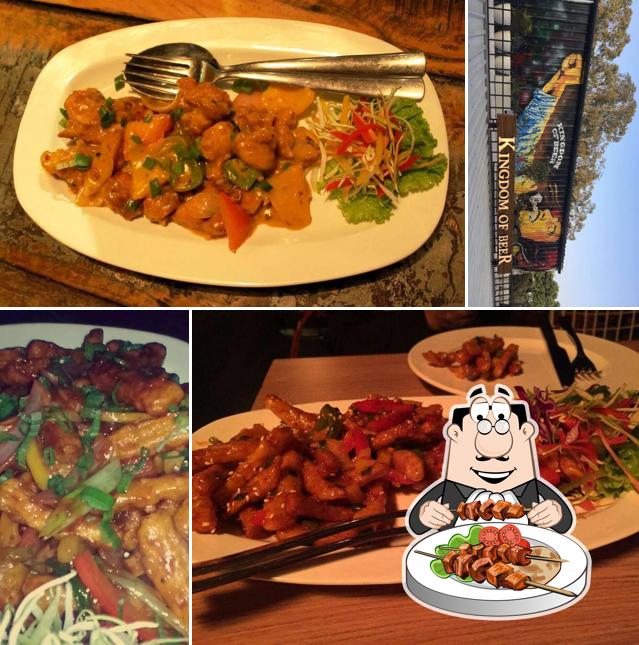 Food at Kingdom Of Beer Microbrewery & Wine Cafe