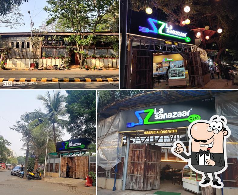 Check out how La Sanazaar Cafe looks outside
