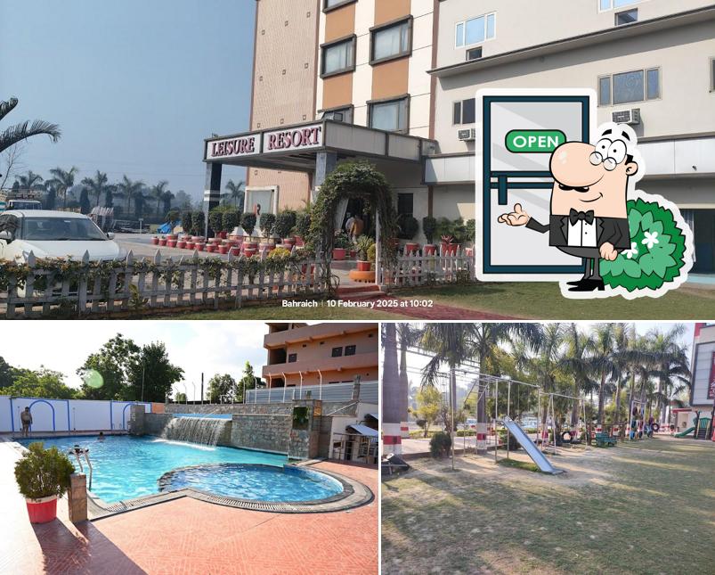 Check out how Leisure Resort Bahraich looks outside