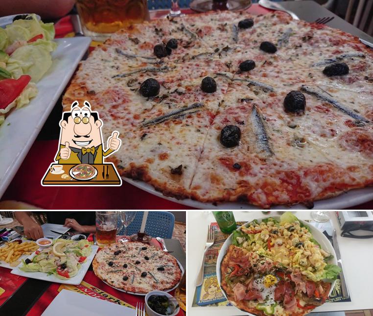 Essayez différents types de pizzas