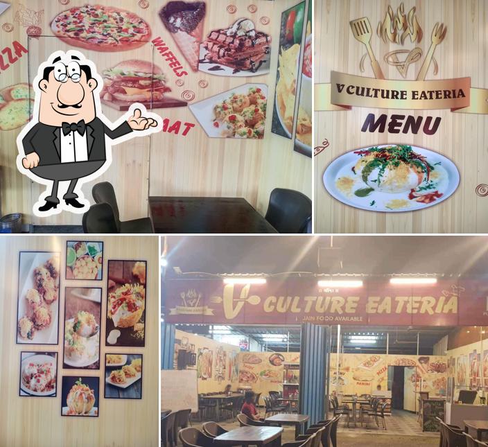 The interior of V CULTURE EATERIA