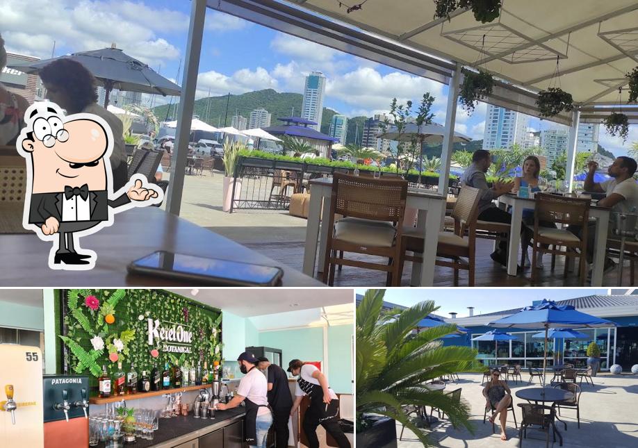 O interior do Zephyr Seafood & Sushi