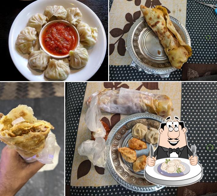 Dumplings at Yummy Momos & Kathi Rolls