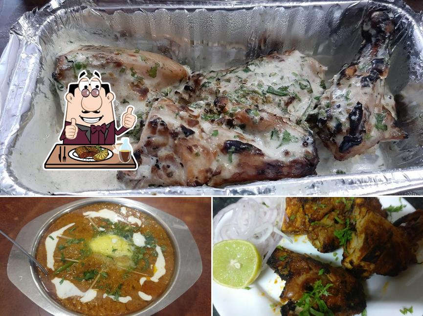 Meat meals are offered by Amar Jyoti Restaurant