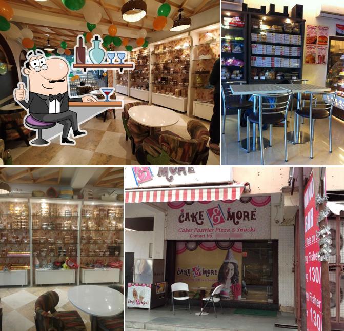 The interior of Cake & More