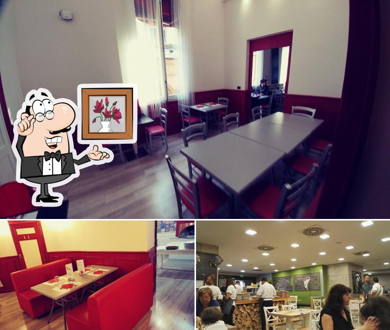 Gli interni di Pizza & Babbà SMCV