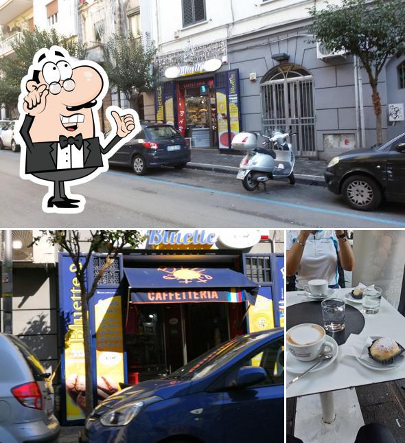 Gli interni di Bluette Caffè