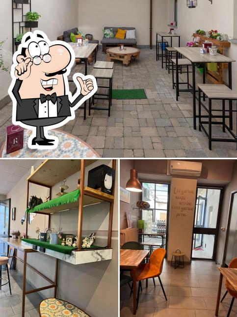 Dai un'occhiata agli interni di Caffetteria Focacceria I ROSSINI