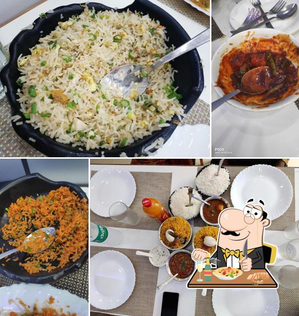 Food at Purple Multi Cuisine Restaurant