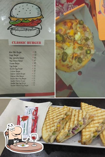 Food at Burger Point Mustafabad