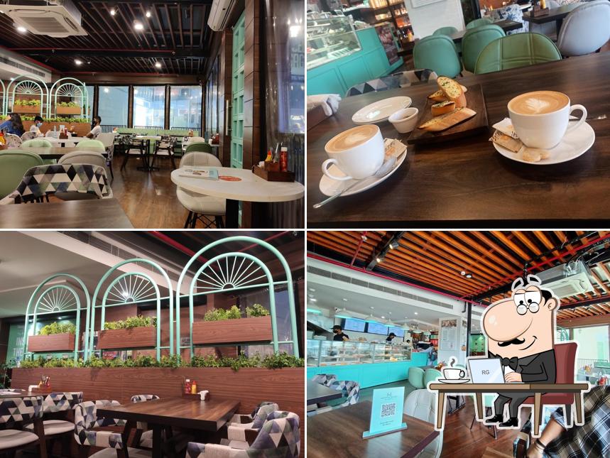 The interior of Honey & Dough