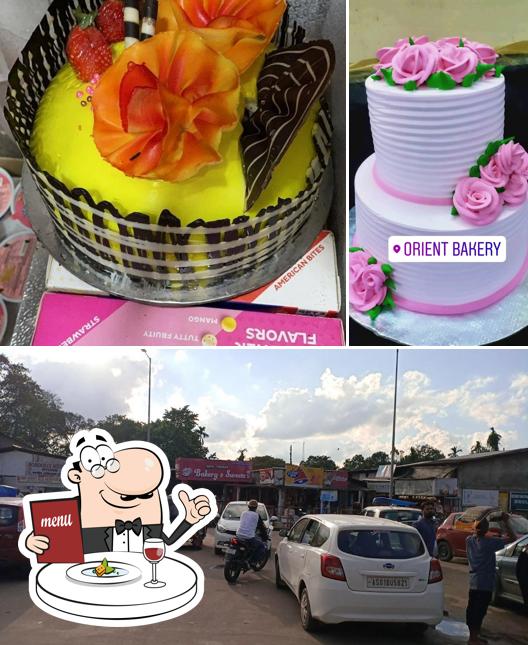 This is the picture depicting food and exterior at NEW ORIENT BAKERY AND SWEETS
