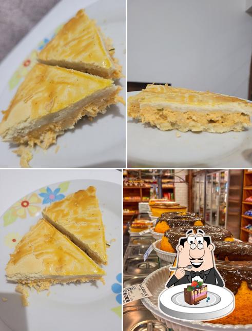 Bolo de chocolate em Pane & Grano Padaria