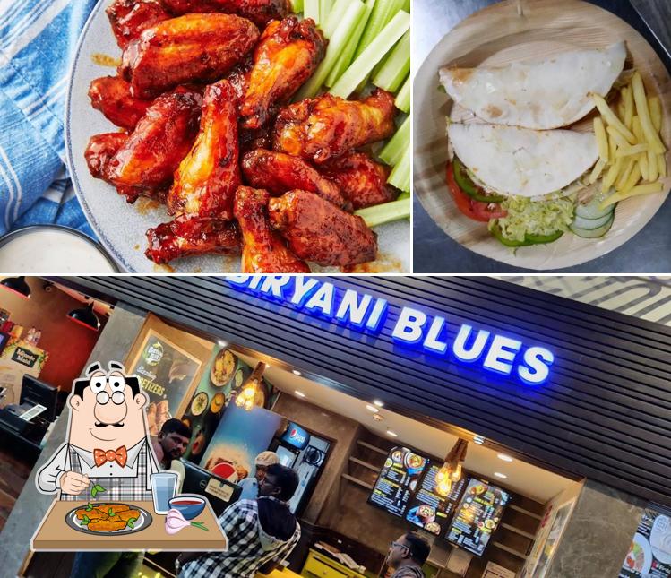 Chicken wings at Turkish Blues
