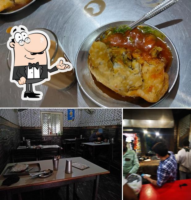 Among different things one can find interior and food at Taneja Resturant