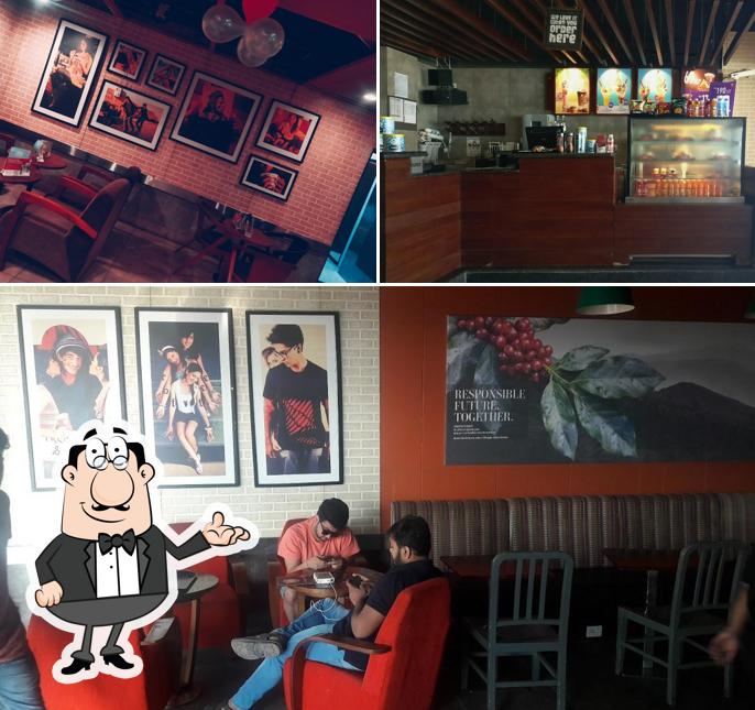 The interior of Café Coffee Day