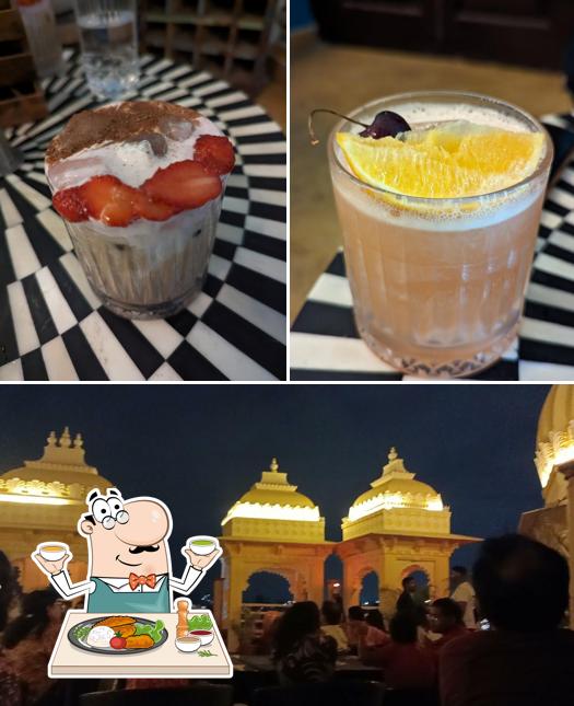 The image of food and interior at Qalaa - Art Bar & Coffeehouse