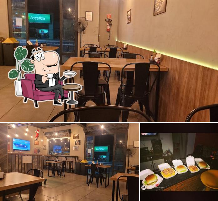O interior do Fome Zero Burger