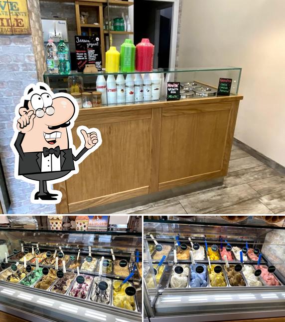 Gli interni di Gelateria Mariteo