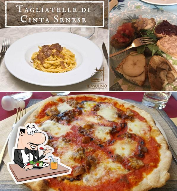 Cibo al Ristorante Pizzeria Il Mulino di Quercegrossa