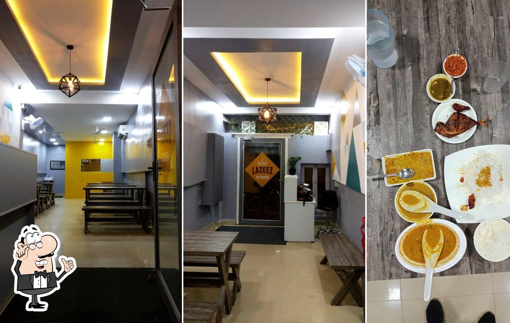 The interior of Lazeez Kitchen Best Homely Food