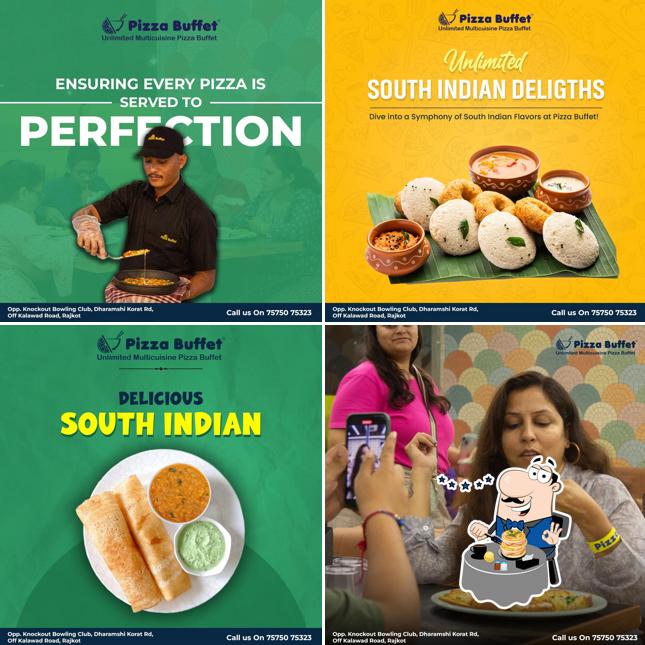 Food at Pizza Buffet & Banquets Rajkot