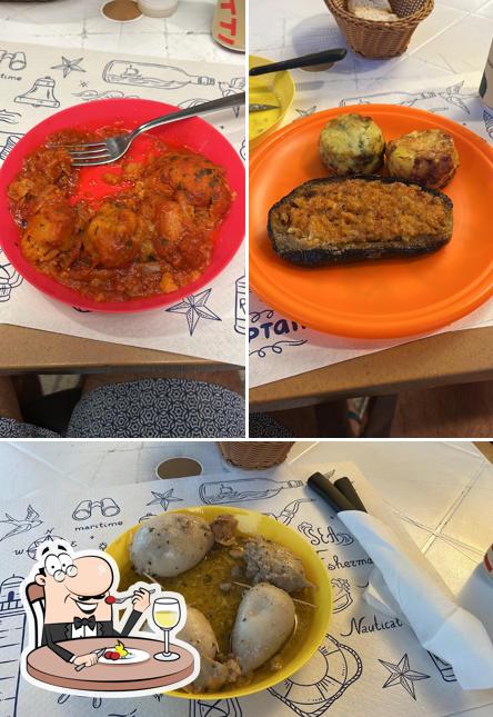 Platti al Rosticceria Da Martina