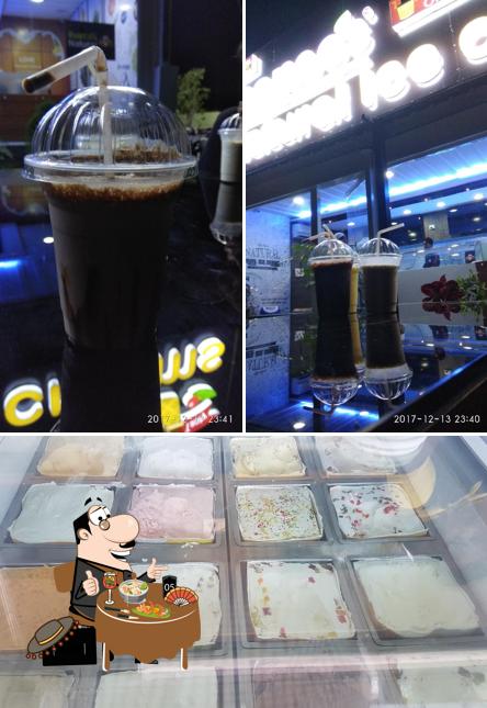 Meals at Thancos natural ice cream