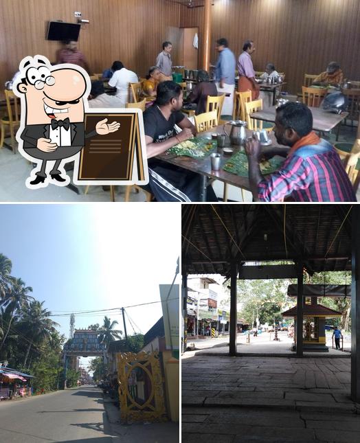 Among various things one can find exterior and interior at Surya Vegetarian Restaurant