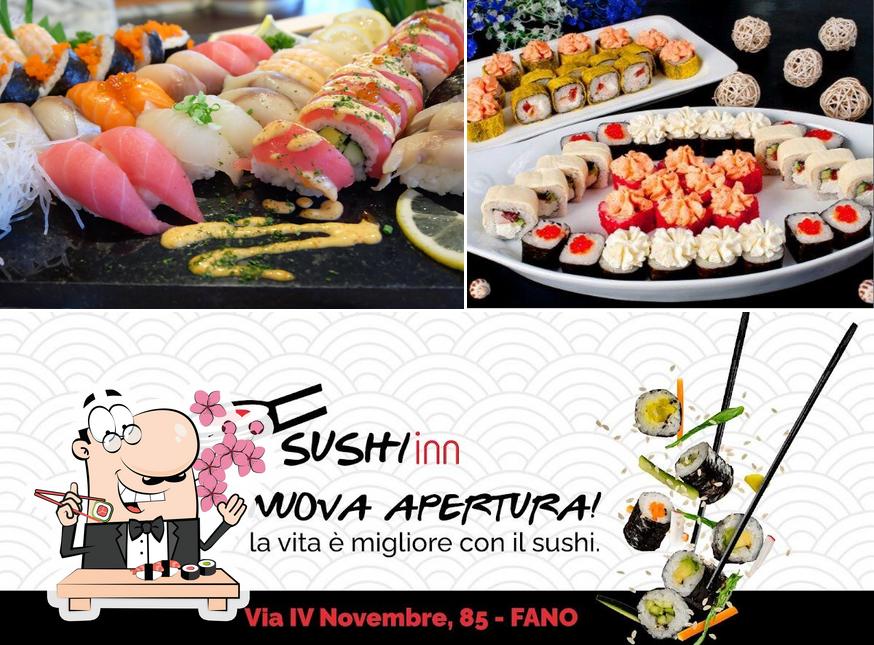Ordina le diverse opzioni di sushi