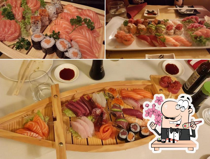Ordina le varie opzioni di sushi