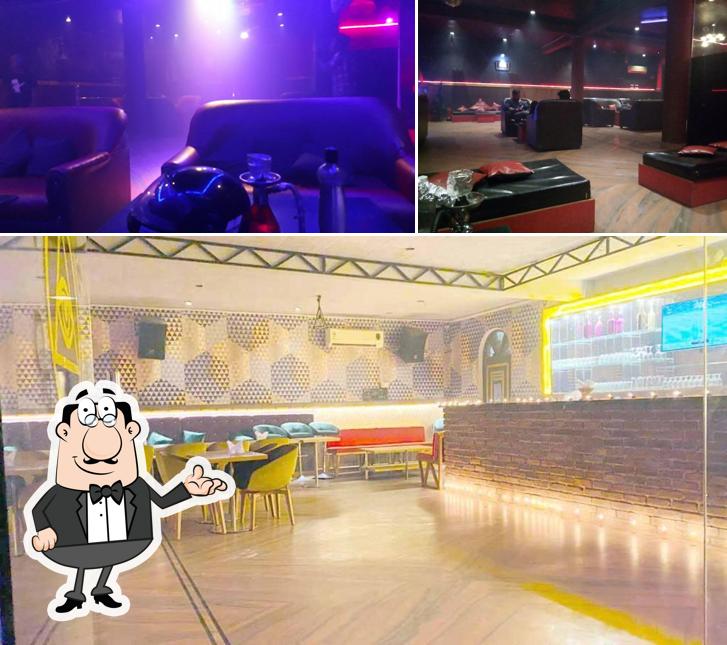 The interior of HAWZ KHAZ Lounge & Cafe