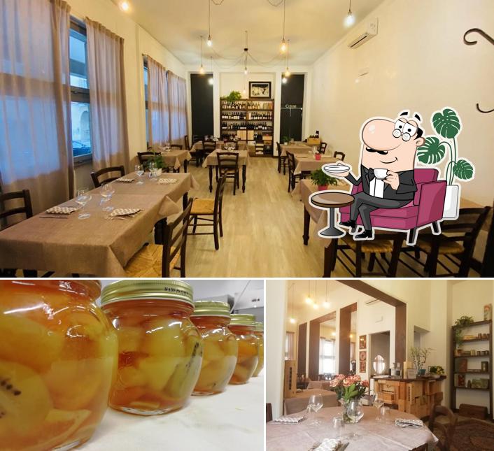 Questa è la immagine che mostra la interni e bevanda di Osteria Aporti L'amministrazione