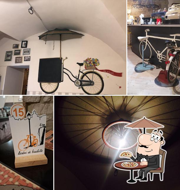 Puoi goderti l'aria fresca da seduto all'esterno di Osteria Ciclabile - Ladri di biciclette