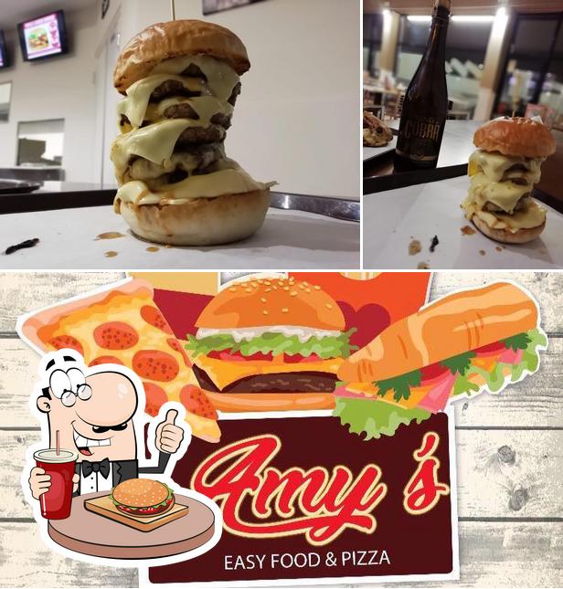 Prova un hamburger a Amy's pizzeria D’ Asporto