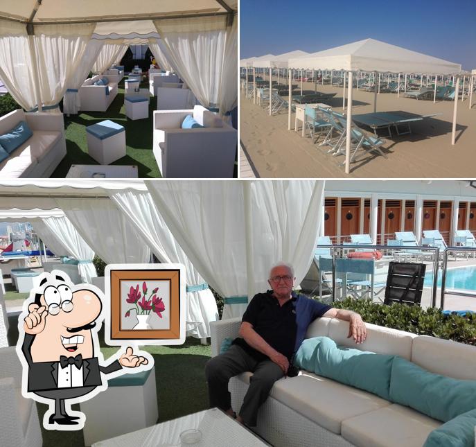 Gli interni di Bagno Brunella e Ada Beach