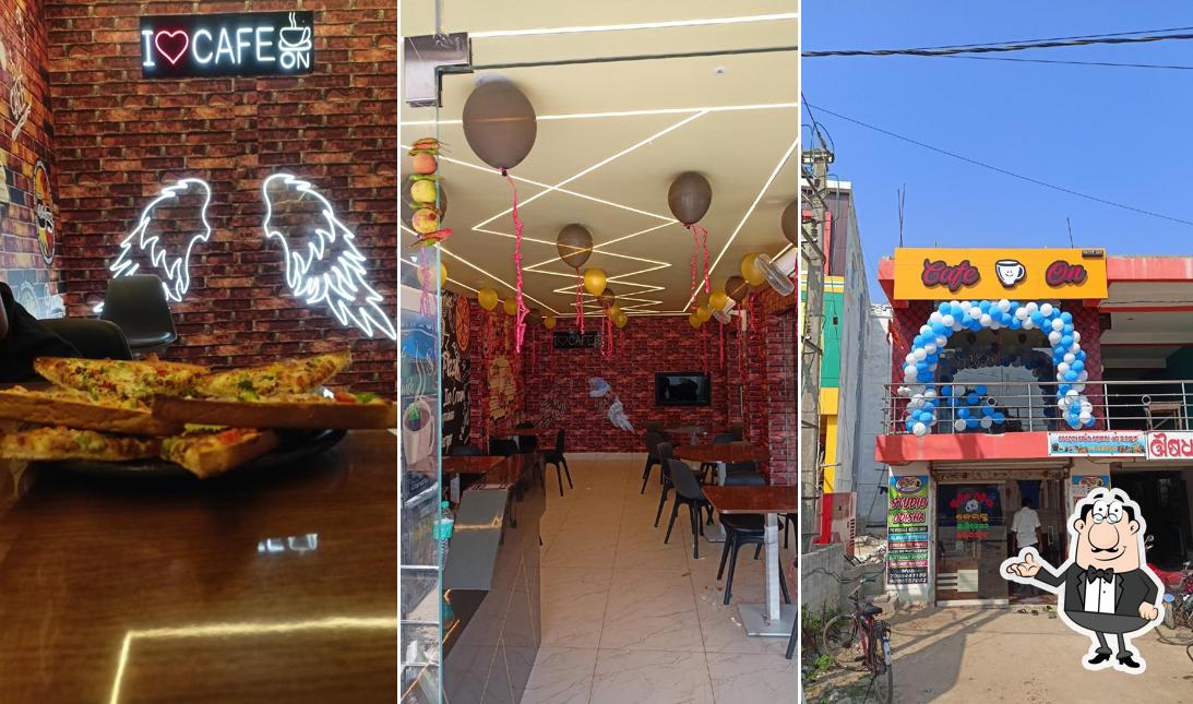 Take a look at the photo displaying interior and food at Cafe on