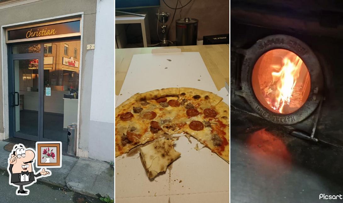 Gli interni di Christian Pizzeria da asporto